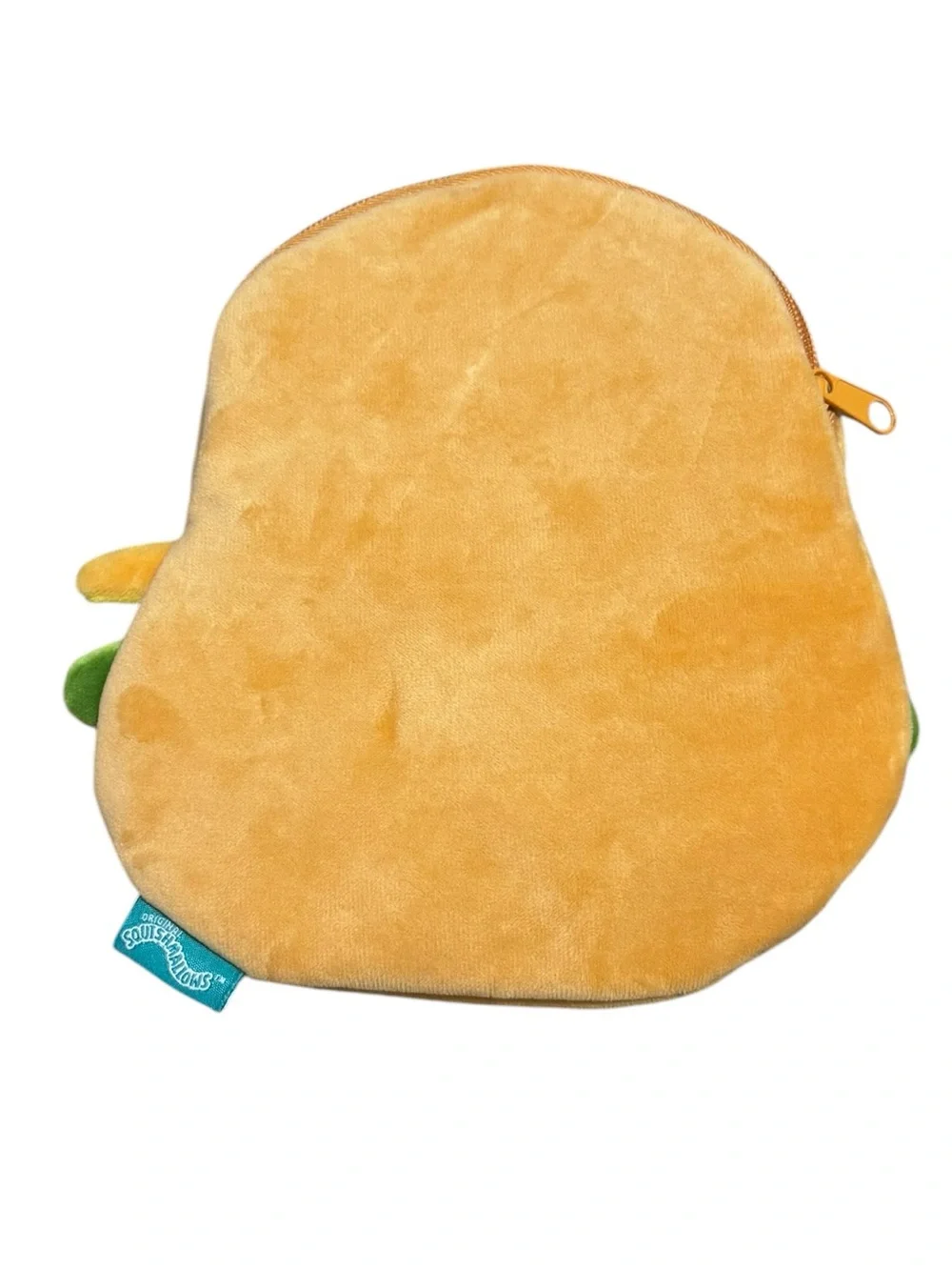 SQUISHMALLOWS Hamburger Zip Plush Pouch NWOT